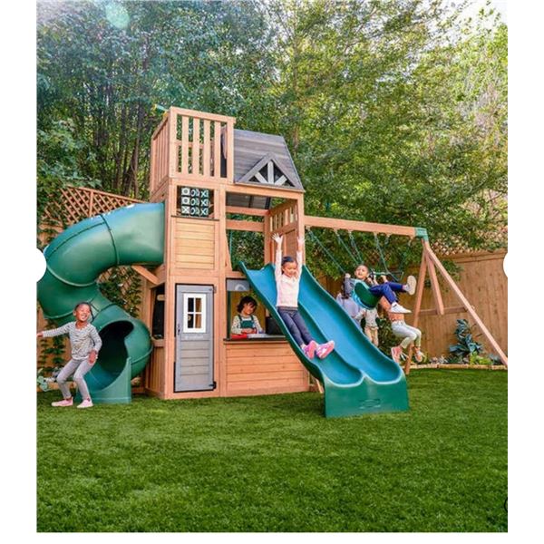 KidKraft "Summit View" Swing Set Play Set