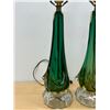 Image 2 : Amazing Art Glass Multi Color Table Lamps - Working Tri-Light - Approx: 27.5"T