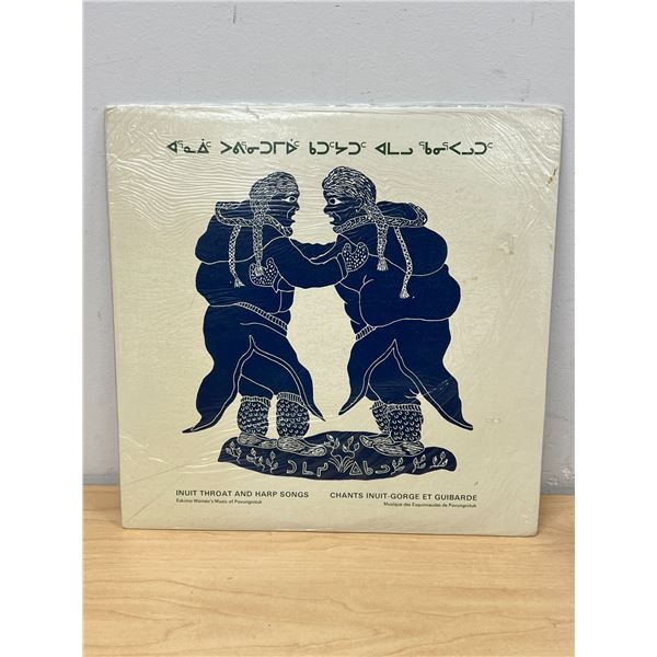 SEALED Inuit Throat and Harp Songs LP Record - Eskimo Woman's Music of Povungnituk