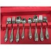 Image 2 : 40 pcs Stainless Steel Cutlery set in wood Box - nice overall condition