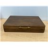 Image 6 : 40 pcs Stainless Steel Cutlery set in wood Box - nice overall condition