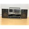 Image 1 : Vintage JVC DC-33 Turntable Boombox - see description