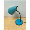 Image 6 : Vintage Retro Turquoise Bullet / Cone Shade Lamp - Approx: 16"T