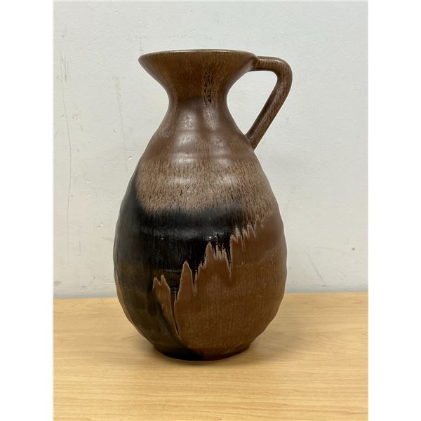 Unusual Mid Century Blue Mountain Pottery BMP Handled Vase - Approx: 10.25"T