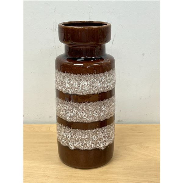 Mid Century West German Ceramic Vase - Larger Approx: 12"T 5"W