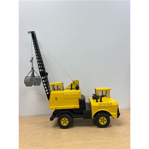Vintage Pressed Steel Tonka Crane - Played condition - see all photos