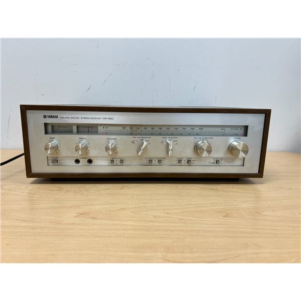 Yamaha Natural Sound Stereo Receiver - Powers up, not tested - no guarantees - see photos