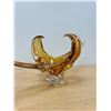 Image 3 : Huge Chalet / Lorraine Stretch Art Glass Centerpiece - nice - approx: 31.5"W 10.75"T