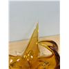 Image 4 : Huge Chalet / Lorraine Stretch Art Glass Centerpiece - nice - approx: 31.5"W 10.75"T
