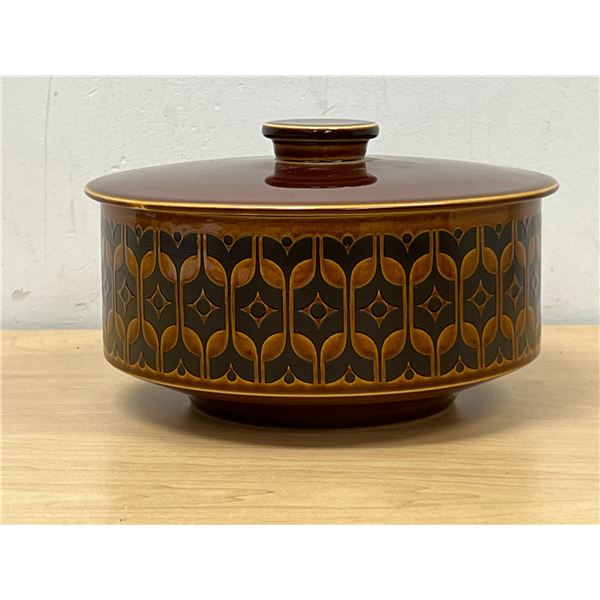 Mid Century Hornsea (England) "Heirloom" Lidded Casserole - nice - about 7.25"W