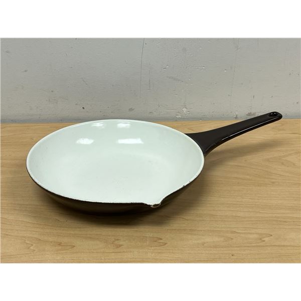 Mid Century Copco (Denmark) Cast Enamel Skillet - good used condition - see photos 8.5"
