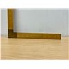 Image 4 : Vintage Rabone (England) No. 1507 Boxwood & Brass Square Ruler - 12x24"