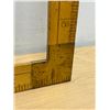 Image 7 : Vintage Rabone (England) No. 1507 Boxwood & Brass Square Ruler - 12x24"