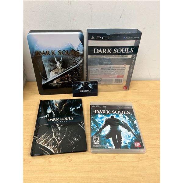 Dark Souls PS3 Tin Box Game Pack With Art Book - see all photos for details - not tested