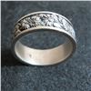 Image 1 : 925 solid 3.9g mens silver ring, approximately size 12.  This is a solid, beautiful ring!