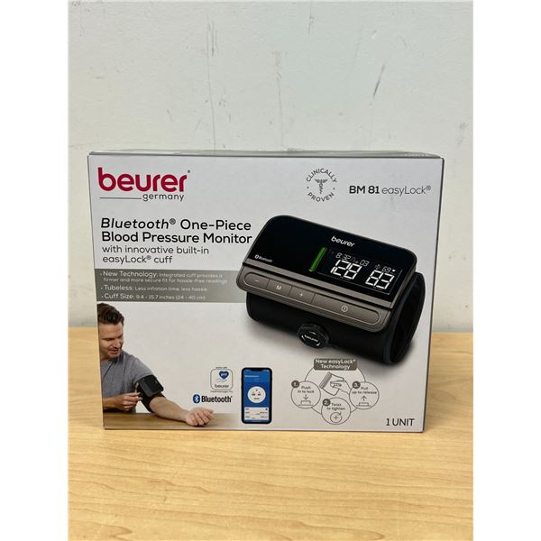 Beurer Germany Bluetooth Blood Pressure Monitor - looks new, open box - see all photos