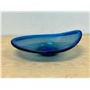 Image 1 : Mid Century Art Glass Centerpiece / Dish - Approx: 7.5x11"