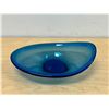 Image 3 : Mid Century Art Glass Centerpiece / Dish - Approx: 7.5x11"