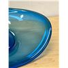 Image 4 : Mid Century Art Glass Centerpiece / Dish - Approx: 7.5x11"