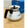 Image 2 : Corning Ware 6 Cup Teamaker Teapot with Lid & Original Box - see all photos
