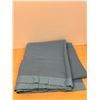 Image 1 : Huge Vintage Light Blue Wool Blanket - nice Approx: 96x92""