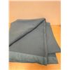 Image 2 : Huge Vintage Light Blue Wool Blanket - nice Approx: 96x92""