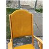 Image 5 : 2 Canadian Wood Fold Up Rocking Chairs - High & Low Back Models - Clement 2318 & 2418