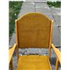 Image 8 : 2 Canadian Wood Fold Up Rocking Chairs - High & Low Back Models - Clement 2318 & 2418
