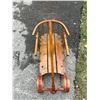 Image 3 : Locally Made Vintage Wooden Pull Sled Sleigh - nice - see all photos
