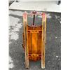 Image 6 : Locally Made Vintage Wooden Pull Sled Sleigh - nice - see all photos