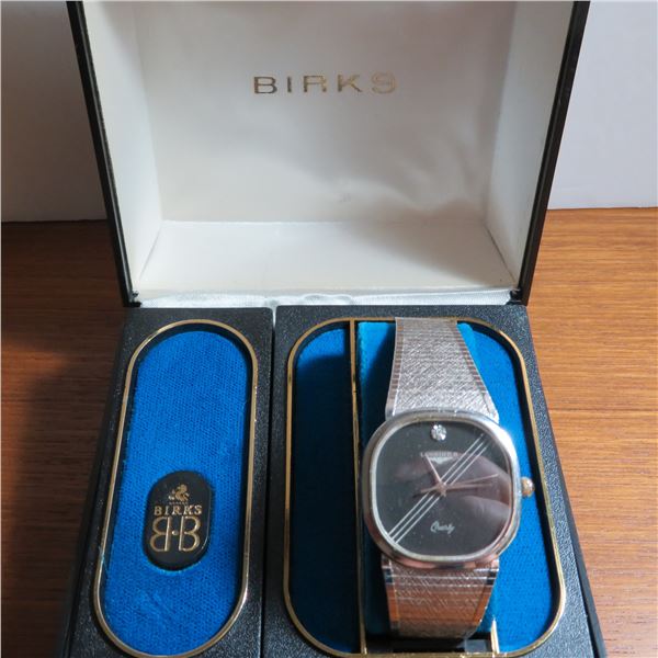 Vintage LONGINES mens watch from BIRKS - see description and photos