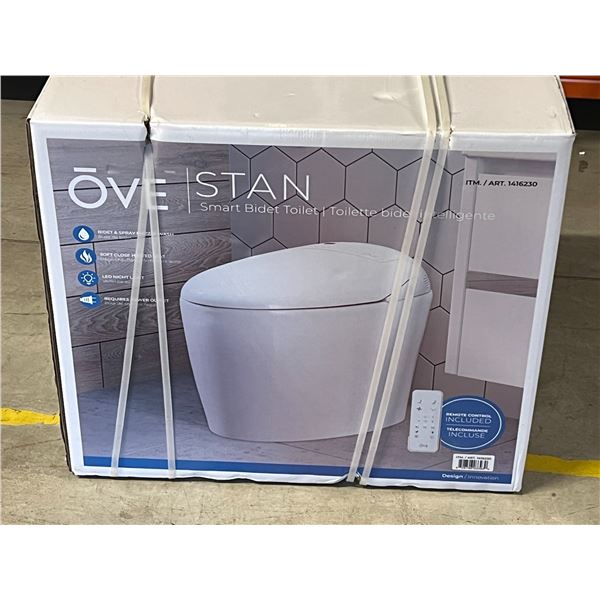 Ove Stan Smart Bidet Toilet With Remote - Looks new - see all photos for size and details