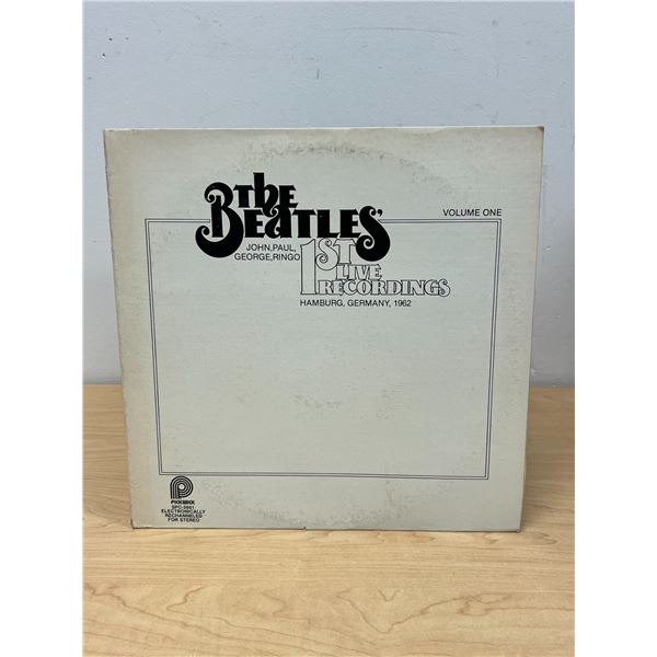 The Beatles 1st Live Recordings Hamburg, Germany Volume One LP Vinyl Record
