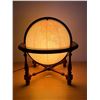 Image 2 : Vintage World Globe Lamp - Works - Approx: 17"T 16"W