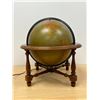 Image 3 : Vintage World Globe Lamp - Works - Approx: 17"T 16"W