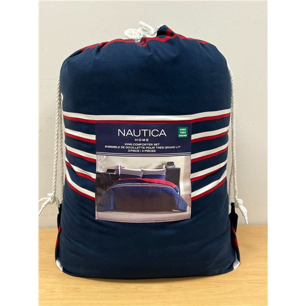 Nautica King Comforter Set - King Size - see all photos for details