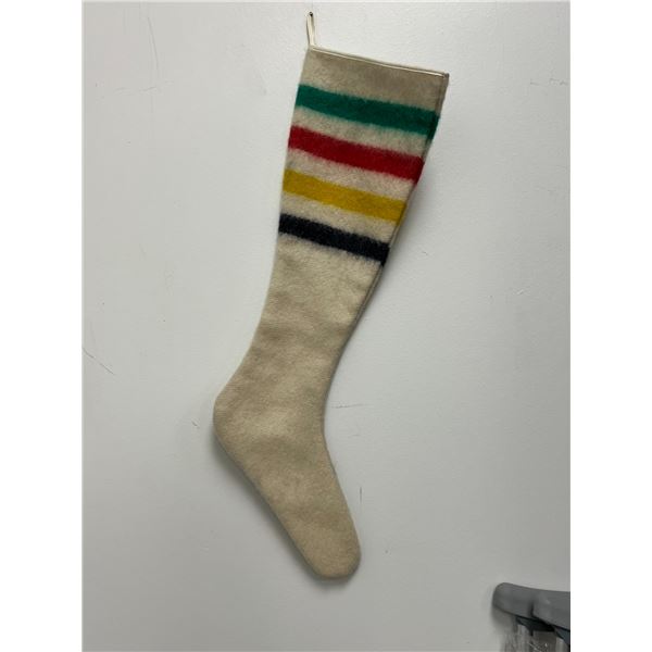 Vintage HBC Hudson's Bay Company Wool Stocking - Approx: 25.5"