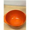 Image 5 : 2 Danish Mid Century Rosti & IRA Melmac Mixing Bowls - handles/spouts - largest 9.5"W
