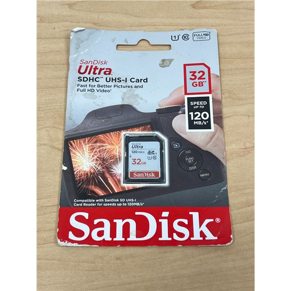 SanDisk Ultra SDHC UHS-I 32GB Card - see all photos