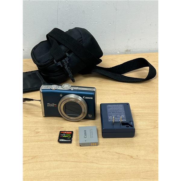 Canon Power Shot SX200 IS Digital Camera 12.1 Mega pixels 12x optical zoom as pictured