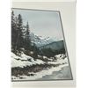 Image 3 : Mary Masters Winter Landscape Framed Art - Smaller - 15.75x13.5"
