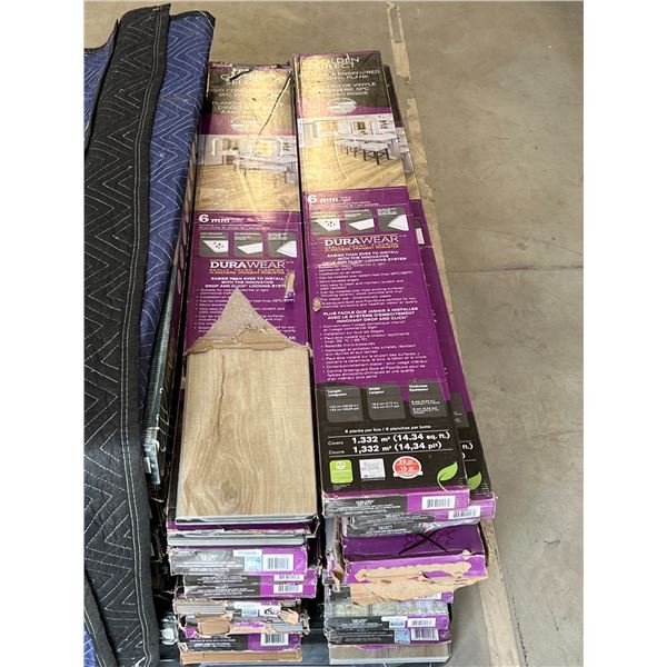 Approx 270 SF Rigid Core Engineered SPC Vinyl Plank "Light Oak" - see all photos