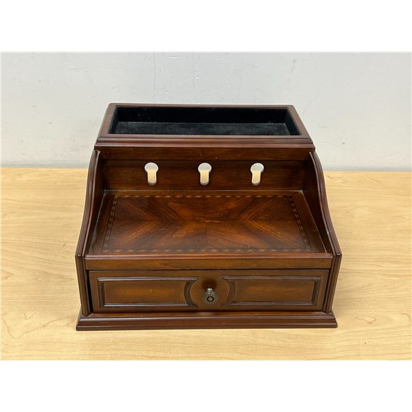 Bombay Co. Wooden Valet Storage Box / Charging Station - approx: 12x12 & 6.5"T