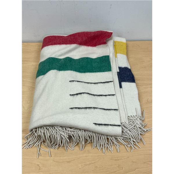 Hudson's Bay Company HBC Throw Style Blanket - good condition - Approx: 80x62"