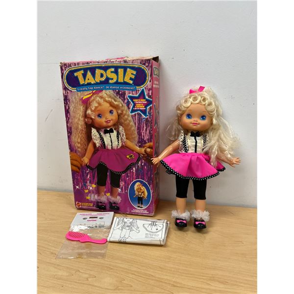 Mattel Tapsie Tap Dancing Doll with box & accessories - see all photos