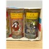Image 2 : 4 Vintage CB Trucker Jargon Lingo Drinking Glasses - New old Stock 5.5" tall