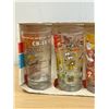 Image 5 : 4 Vintage CB Trucker Jargon Lingo Drinking Glasses - New old Stock 5.5" tall