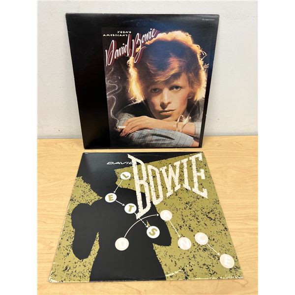 David Bowie Young Americans LP & Let's Dance Single Vinyl Records