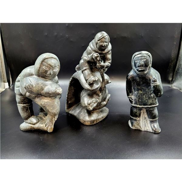 Vintage Stone Inuit Carvings