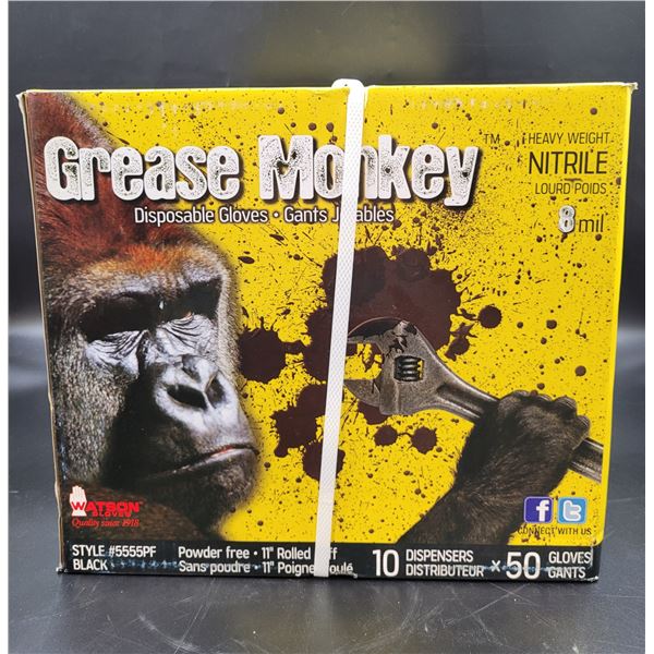 *New* Grease Monkey 8mil Nitrile X-Large Disposable Gloves